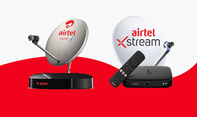 Airtel All DTH HD Plans List with Price List