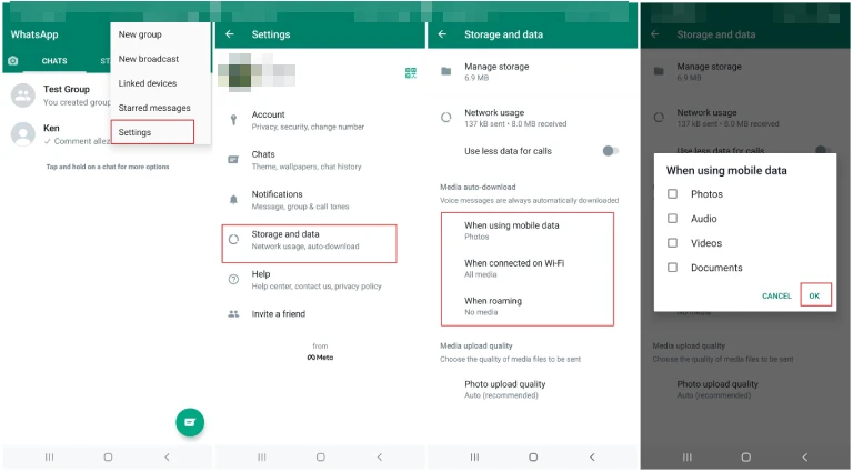 WhatsApp में Media को Auto Download होने से कैसे रोके