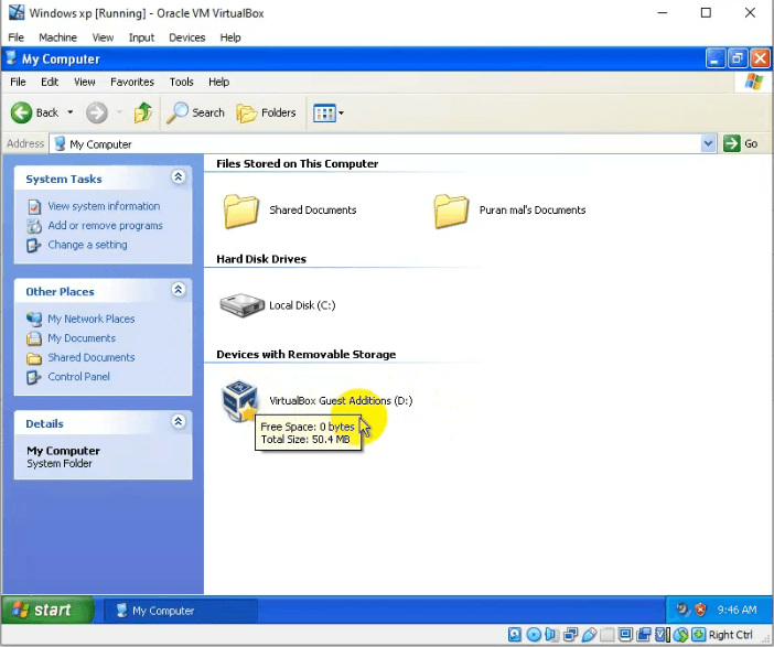 VirtualBox Guest Additions