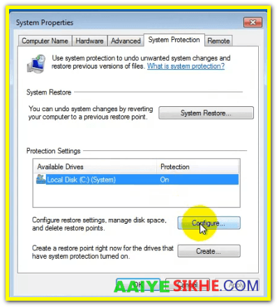 configure